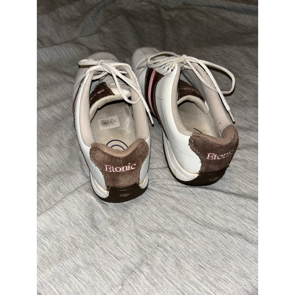 Etonic Women’s White Athletic Outdoor Preppy Lace Up Golf Shoes Size 8 - Picture 5 of 8